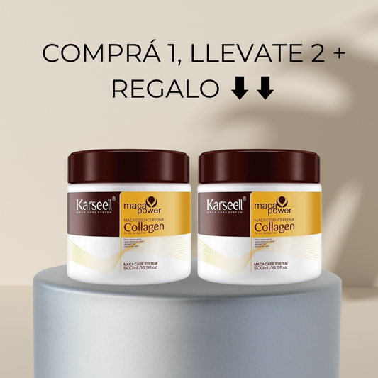 🔥Comprá 1 y llevate 2 - Marcarilla Karseell® Collagen Original 500ml + Regalo🎁